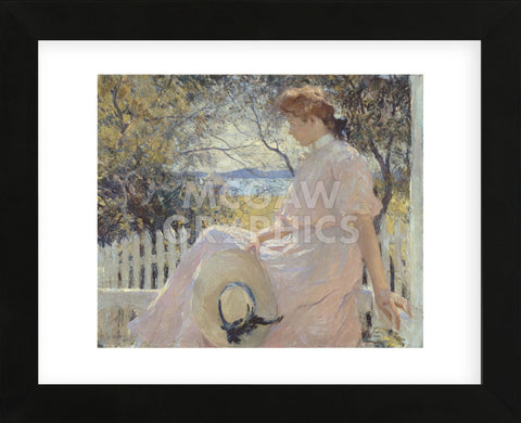 Eleanor, 1907  (Framed) -  Frank Weston Benson - McGaw Graphics