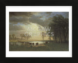 The Buffalo Trail, c.1867  (Framed) -  Albert Bierstadt - McGaw Graphics