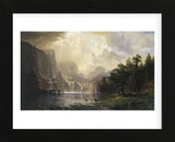 Among the Sierra Nevada, California, 1868  (Framed) -  Albert Bierstadt - McGaw Graphics