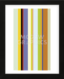 Paprika Stripe  (Framed) -  Dan Bleier - McGaw Graphics