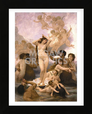 The Birth of Venus (Framed) -  William-Adolphe Bouguereau - McGaw Graphics