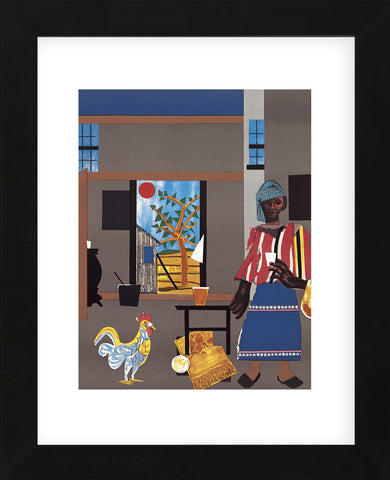 Morning of the Rooster, 1980 (Framed) -  Romare Bearden - McGaw Graphics