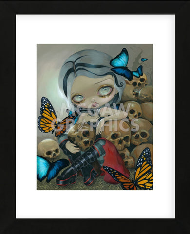 Butterflies and Bones (Framed) -  Jasmine Becket-Griffith - McGaw Graphics