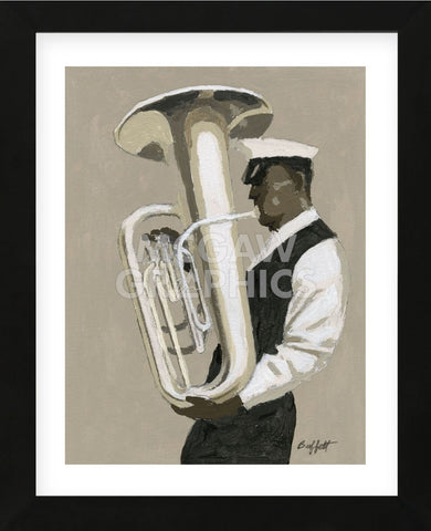 Tuba Player (Framed) -  William Buffett - McGaw Graphics