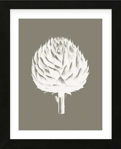 Artichoke (Burlap & Ivory) (Framed) -  Botanical Series - McGaw Graphics