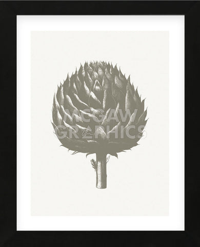 Artichoke (Ivory & Burlap) (Framed) -  Botanical Series - McGaw Graphics