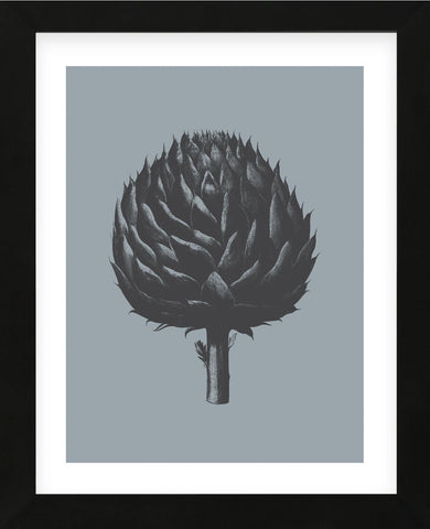 Artichoke (Slate & Ink) (Framed) -  Botanical Series - McGaw Graphics