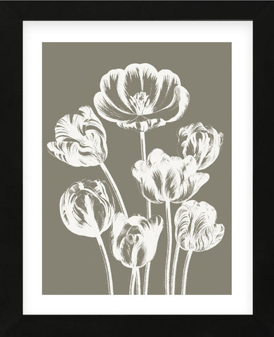 Tulips (Burlap & Ivory) (Framed) -  Botanical Series - McGaw Graphics