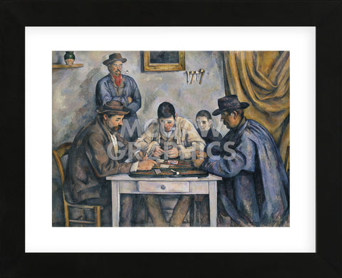 The Card Players, 1890-1892  (Framed) -  Paul Cezanne - McGaw Graphics