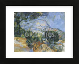 Mount Sainte-Victorie, c.1904   (Framed) -  Paul Cezanne - McGaw Graphics