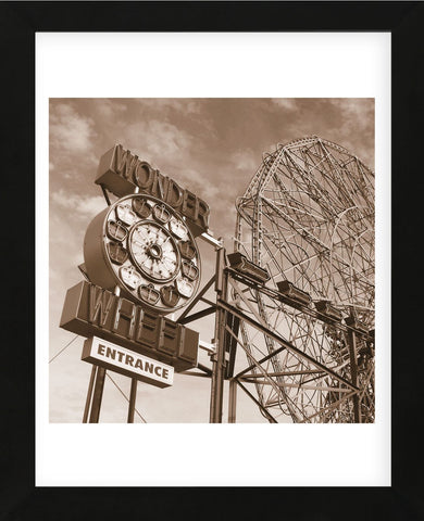 Wonder Wheel  (Framed) -  Erin Clark - McGaw Graphics