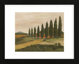 Shady Tuscan Road  (Framed) -  Jean Clark - McGaw Graphics