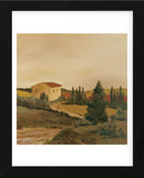 Sunny Tuscan Fields  (Framed) -  Jean Clark - McGaw Graphics