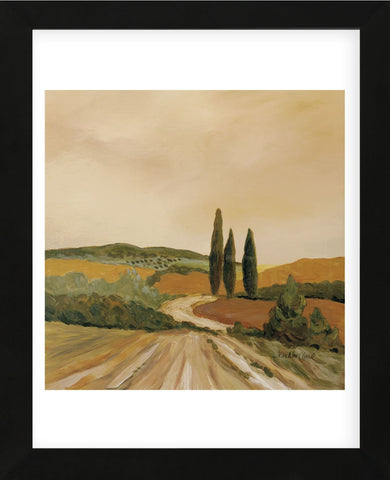 Shady Tuscan Fields  (Framed) -  Jean Clark - McGaw Graphics