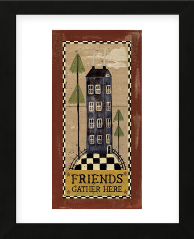 Friends Gather Here  (Framed) -  Erin Clark - McGaw Graphics