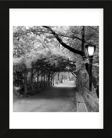 Central Park Pergola  (Framed) -  Erin Clark - McGaw Graphics