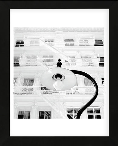 White Facade (B&W)  (Framed) -  Erin Clark - McGaw Graphics