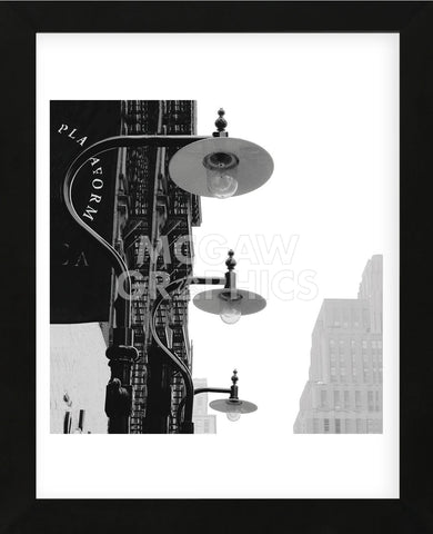 Lamps (B&W)  (Framed) -  Erin Clark - McGaw Graphics