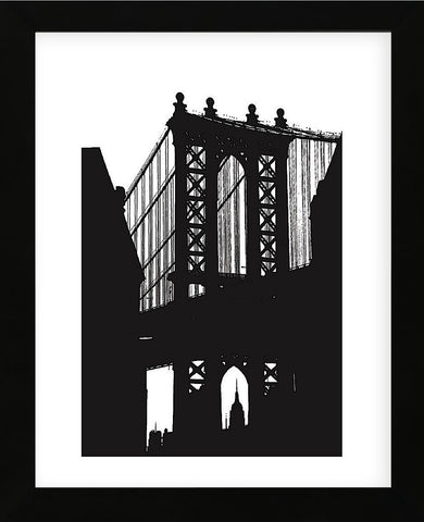 DUMBO Silhouette  (Framed) -  Erin Clark - McGaw Graphics