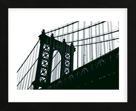 Manhattan Bridge Silhouette  (Framed) -  Erin Clark - McGaw Graphics