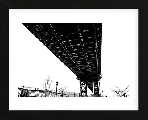 Beneath the Span (silhouette)  (Framed) -  Erin Clark - McGaw Graphics