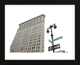 Flatiron Building with Lamp  (Framed) -  Erin Clark - McGaw Graphics