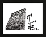 Flatiron (outline)  (Framed) -  Erin Clark - McGaw Graphics