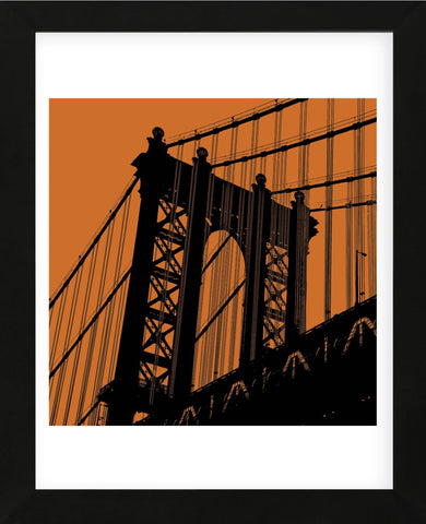 Orange Manhattan  (Framed) -  Erin Clark - McGaw Graphics