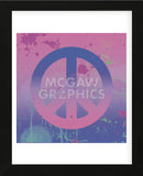 Psychedelic Peace (Framed) -  Erin Clark - McGaw Graphics