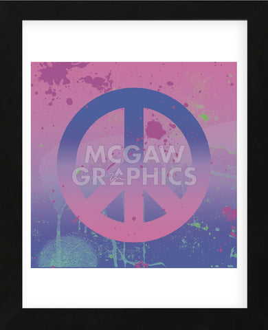Psychedelic Peace (Framed) -  Erin Clark - McGaw Graphics