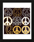 Peace Mantra (yellow) (Framed) -  Erin Clark - McGaw Graphics