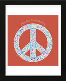 Peace, Love, and Understanding (Framed) -  Erin Clark - McGaw Graphics