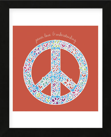 Peace, Love, and Understanding (Framed) -  Erin Clark - McGaw Graphics