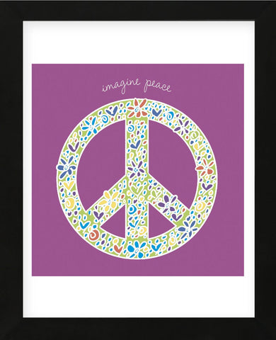 Imagine Peace (Framed) -  Erin Clark - McGaw Graphics