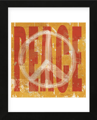 Think Peace (Framed) -  Erin Clark - McGaw Graphics