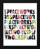 Peace Works (white) (Framed) -  Erin Clark - McGaw Graphics