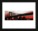 Manhattan Bridge Aura (Framed) -  Erin Clark - McGaw Graphics