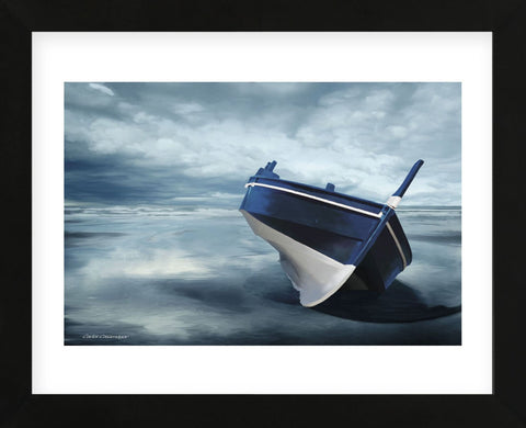 The Solitude of the Sea in Blue (Framed) -  Carlos Casamayor - McGaw Graphics