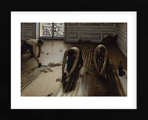 The Floor Scrapers [Raboteurs de parquet], 1875 (Framed) -  Gustave Caillebotte - McGaw Graphics