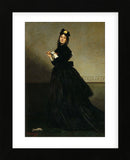 Lady with a Glove.  Madame Carolus-Duran, nee Pauline Croizette, 1869 (Framed) -  Charles Emile Carolus-Duran - McGaw Graphics