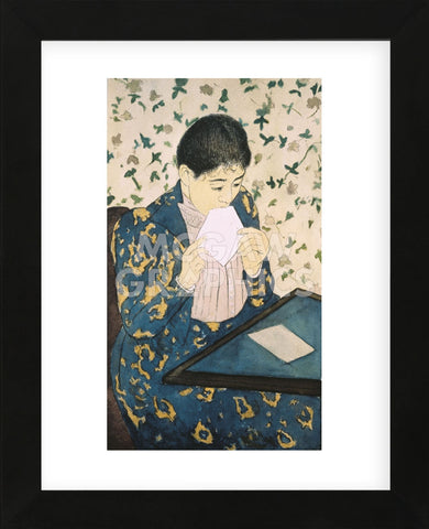 The Letter  (Framed) -  Mary Cassatt - McGaw Graphics