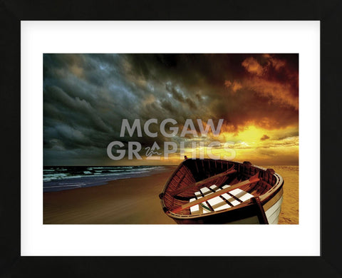 Soft Sunrise on the Beach 9 (Framed) -  Carlos Casamayor - McGaw Graphics