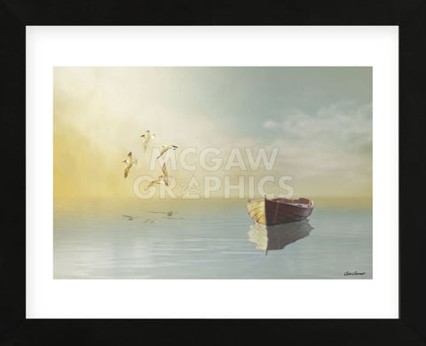 Soft Sunrise on the Beach 11 (Framed) -  Carlos Casamayor - McGaw Graphics