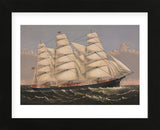 Clipper Ship “Three Brothers”, ca. 1875 (Framed) -  Currier & Ives - McGaw Graphics