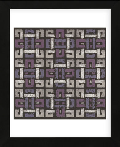 Large Knotted Weave - Plum (Framed) -  Susan Clickner - McGaw Graphics