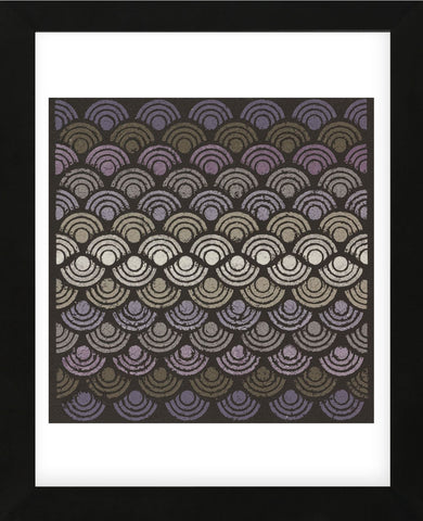 Dot Waves - Plum (Framed) -  Susan Clickner - McGaw Graphics