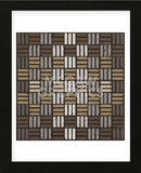 Basket Weave Triple Play (Neutrals) (Framed) -  Susan Clickner - McGaw Graphics