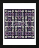 Large Knotted Weave (Purple) (Framed) -  Susan Clickner - McGaw Graphics