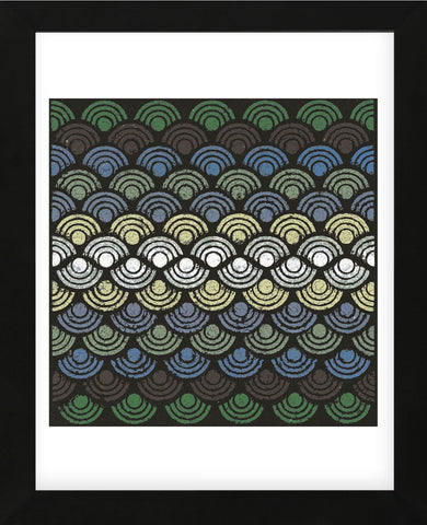 Dot Waves (Teal) (Framed) -  Susan Clickner - McGaw Graphics