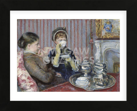 The Tea, about 1880 (Framed) -  Mary Cassatt - McGaw Graphics